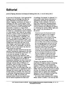 Editorial - Springer Link
