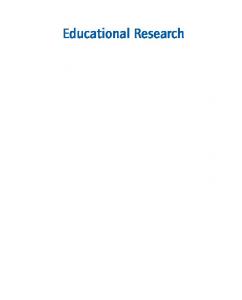 Educational Research