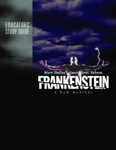 EDUCATORS' STUDY GUIDE - Frankenstein the Musical