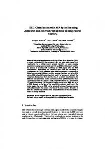 EEG Classification with BSA Spike Encoding ... - Semantic Scholar