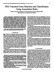 EEG Transient Event Detection and Classification Using ... - IEEE Xplore