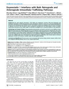 Eeyarestatin 1 Interferes with Both Retrograde and