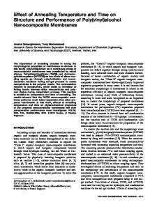 Effect of annealing temperature and time on ... - Wiley Online Library