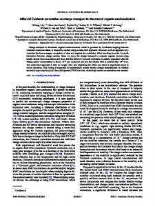 Effect of Coulomb correlation on charge transport in disordered ...