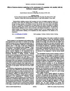 Effect of electron-electron scattering on the ... - APS Link Manager