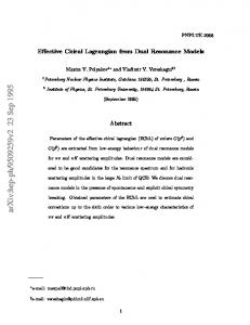 Effective Chiral Lagrangian from Dual Resonance Models