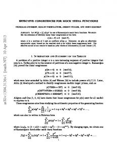 Effective Congruences for Mock Theta Functions