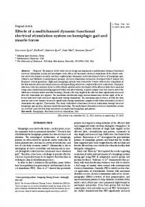 Effects of a multichannel dynamic functional