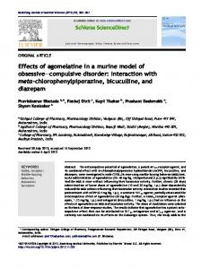 Effects of agomelatine in a murine model of obsessive ... - Core