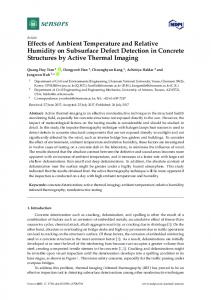 Effects of Ambient Temperature and Relative Humidity on ... - MDPI