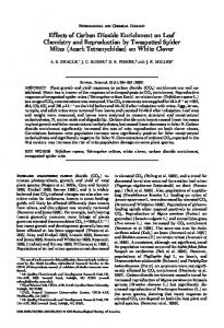 Effects of Carbon Dioxide Enrichment on Leaf ... - naldc - USDA