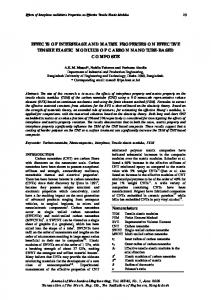 effects of interphase and matrix properties on