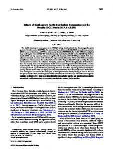 Effects of Southeastern Pacific Sea Surface Temperature on the