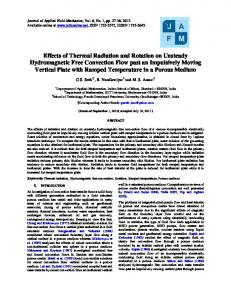 Effects of Thermal Radiation and Rotation on Unsteady