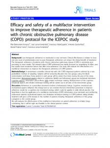 Efficacy and safety of a multifactor intervention to ... - BioMedSearch