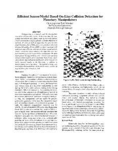 Efficient Sensor/Model Based On-Line Collision Detection ... - CiteSeerX