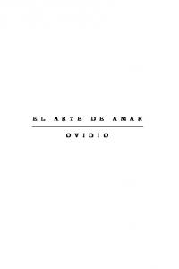 El arte de amar - Biblioteca