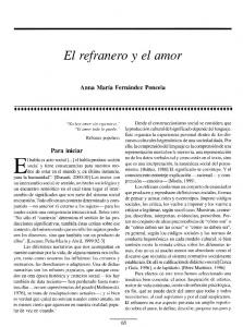 El refranero y el amor - Inicio