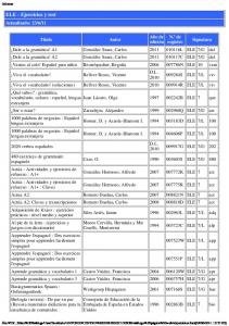 ELE - Ejercicios y test