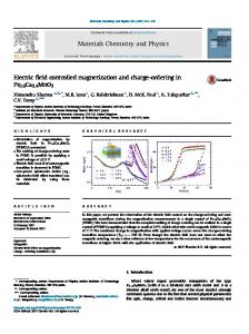 Electric Field Controlled Magnetization and Charge-Ordering in Pr0 ...