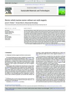 Electric vehicle traction motors without rare earth ...