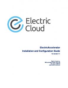 ElectricAccelerator Installation and Configuration Guide - Adaptive ...