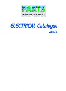 ELECTRICAL Catalogue