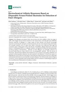 Electrochemical Affinity Biosensors Based on