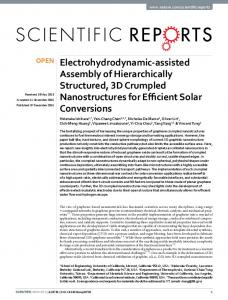 Electrohydrodynamic-assisted Assembly of ... - Yang Yang Lab