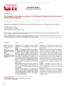 Electromagnetic stimulation as coadjuvant in the healing of diaphyseal ...