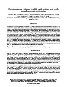 Electromechanical reshaping of rabbit septal cartilage