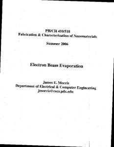 Electron Beam Evaporation