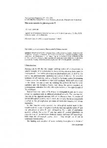 Electron transfer in photosystem II