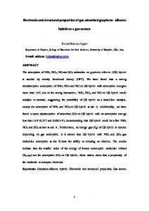 Electronic and structural properties of gas adsorbed