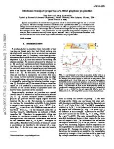 Electronic transport properties of a tilted graphene pn junction