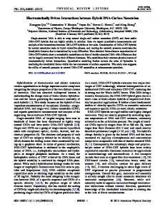 Electrostatically Driven Interactions between ... - APS Link Manager