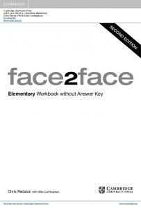 Elementary Workbook without Answer Key