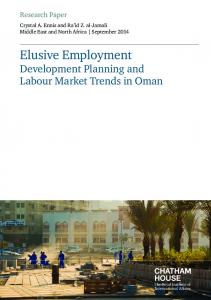 Elusive Employment - Chatham House