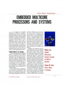 embedded multicore processors and systems - IEEE Computer Society