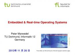 Embedded & Real-time Operating Systems