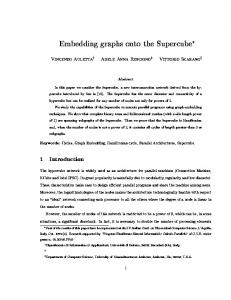 Embedding graphs onto the Supercube