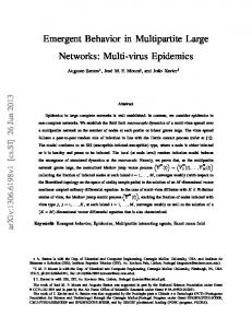 Emergent Behavior in Multipartite Large Networks: Multi-virus ... - arXiv