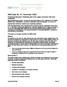 EMG Case No. 57, November 2002