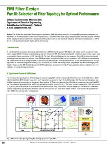 EMI Filter Design - IEEE Xplore