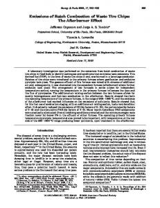 Emissions of Batch Combustion of Waste Tire Chips - ACS Publications