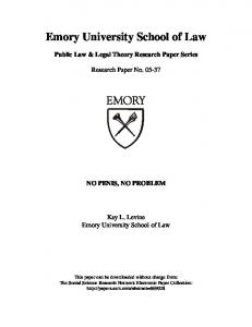 Emory University School of Law - SSRN papers