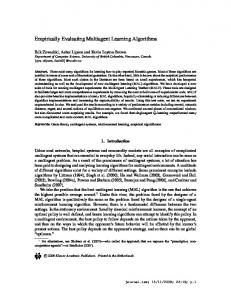 Empirically Evaluating Multiagent Learning Algorithms