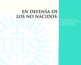 EN DEFENSA DE LOS NO NACIDOS: