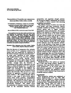 Encapsulation of ibuprofen over mesoporous ... - NOPR - niscair