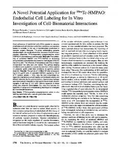 Endothelial Cell Labeling for In Vitro Investigation of Cell-Biomaterial